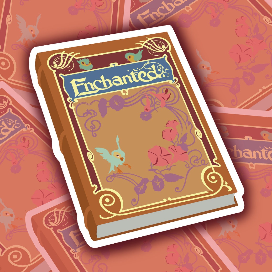 Enchanted Storybook Inspired Sticker | Etsy