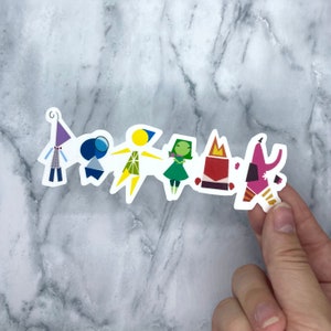 Abstrakte Gedanken Emotionen Sticker