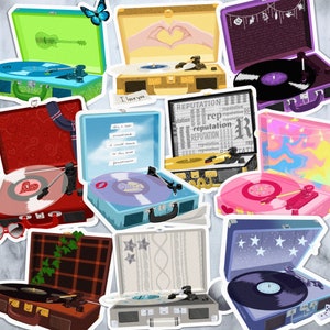 Eras Record Player Sticker Collection