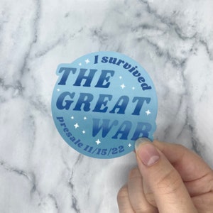 I Survived The Great War Sticker