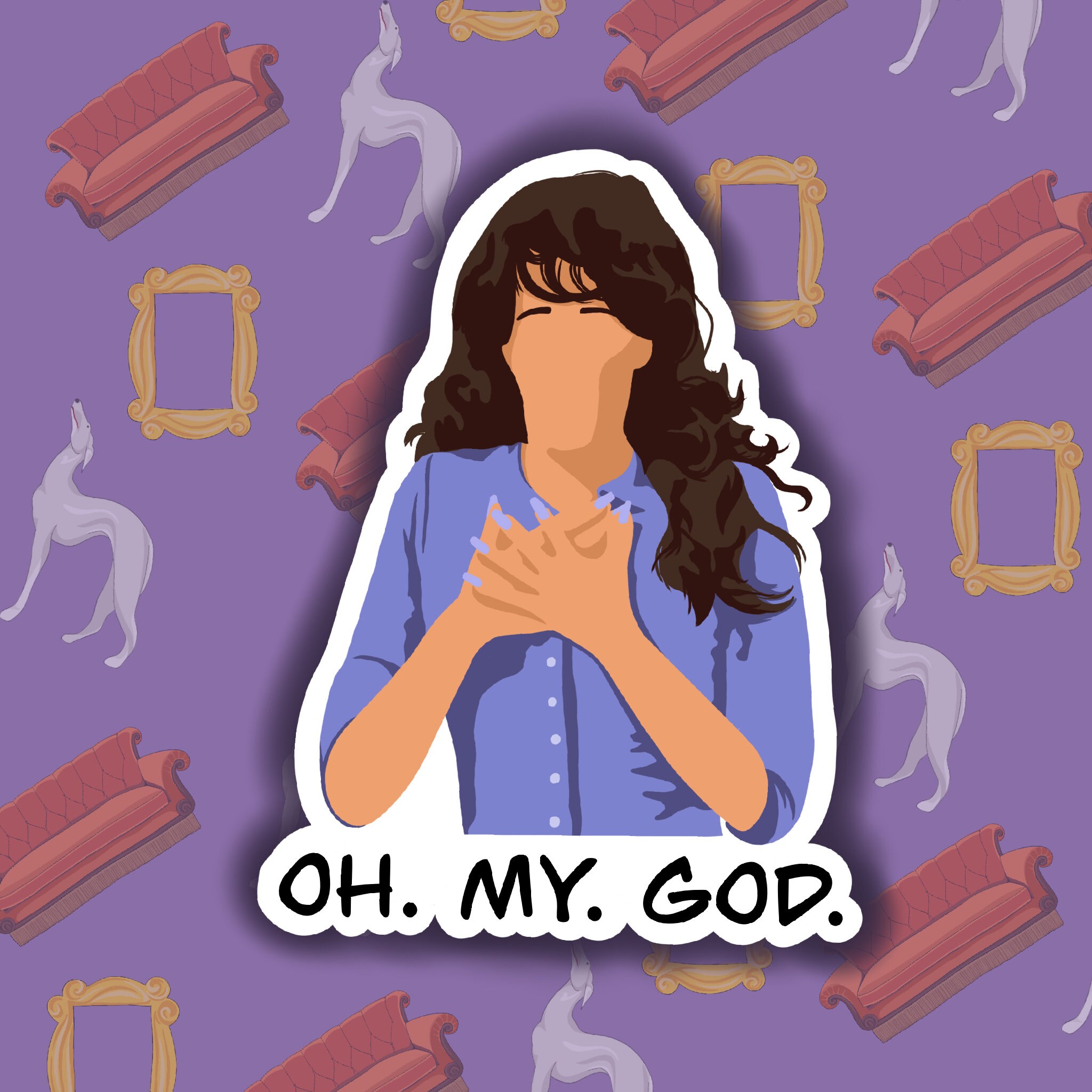 Janice Inspired Sticker Friends Etsy Janice Inspired Sticker Friends Etsy