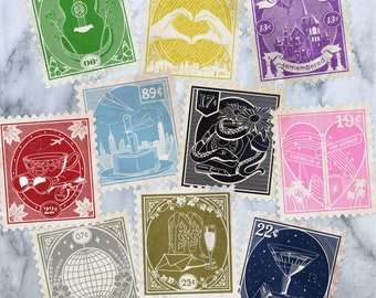 Eras Vintage Stamps Sticker Collection