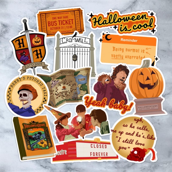 Halloweentown-stickercollectie