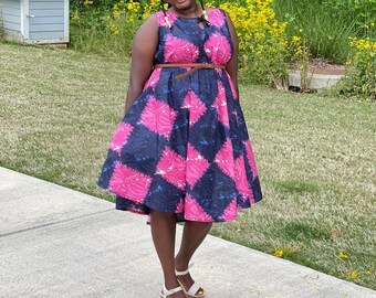 kitenge skater dresses
