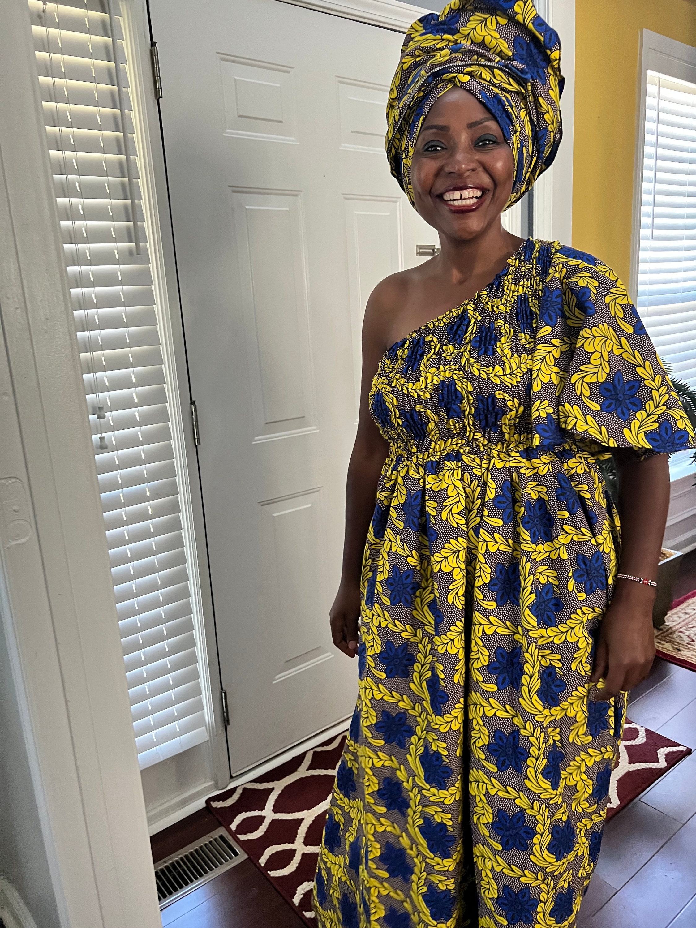 Ankara Maxi Gown For Boss Mama /mature outfit /women styles