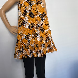 WOMEN ANKARA BLOUSE - Ankara Swing Blouse - Ankara Wax Blouse - African Women Top - Wax Print Tops - Ankara Women Top