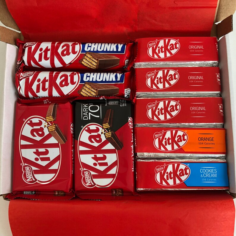 Kit Kat Letter Box Gift Chocolate Selection | Etsy