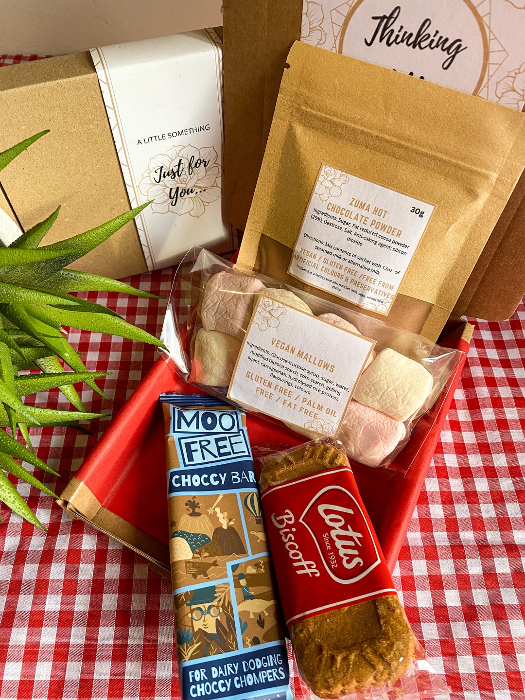 Vegan Hot Chocolate Gift Vegan Gift Hug in a Mug Vegan Letterbox Gift