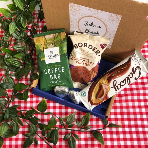 Coffee Lovers Letterbox Gift - Coffee Gift  - Hug in a Mug - Treat Box - Thinking of You - Christmas Gift - Care Package - Isolation Gift