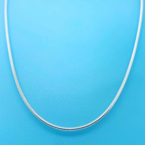 925スターリングシルバー1.60?MM Realスネークチェーンネックレスwith Pear Shape clasp rhodi 並行輸入品 | 925スターリングシルバー1.5 MMスネークチェーンネックレス