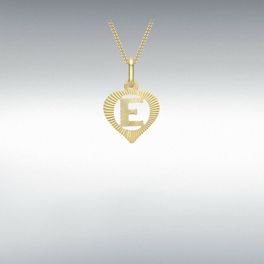 9ct Gold Initial A Pendant - R5073 | F.Hinds Jewellers