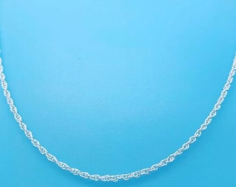 Genuine 925 Sterling Silver Prince Of Wales Chain Available In Diff Lengths