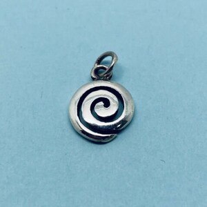 Small sterling shop silver pendants