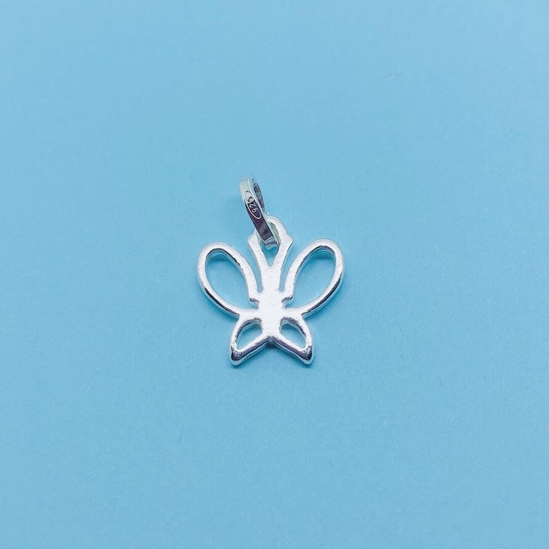 Pandora ME - Ciondolo A Forma Di Farfalla In Argento Sterling Con Medaglione Viola E Blu, Argento Sterling - Foto 10