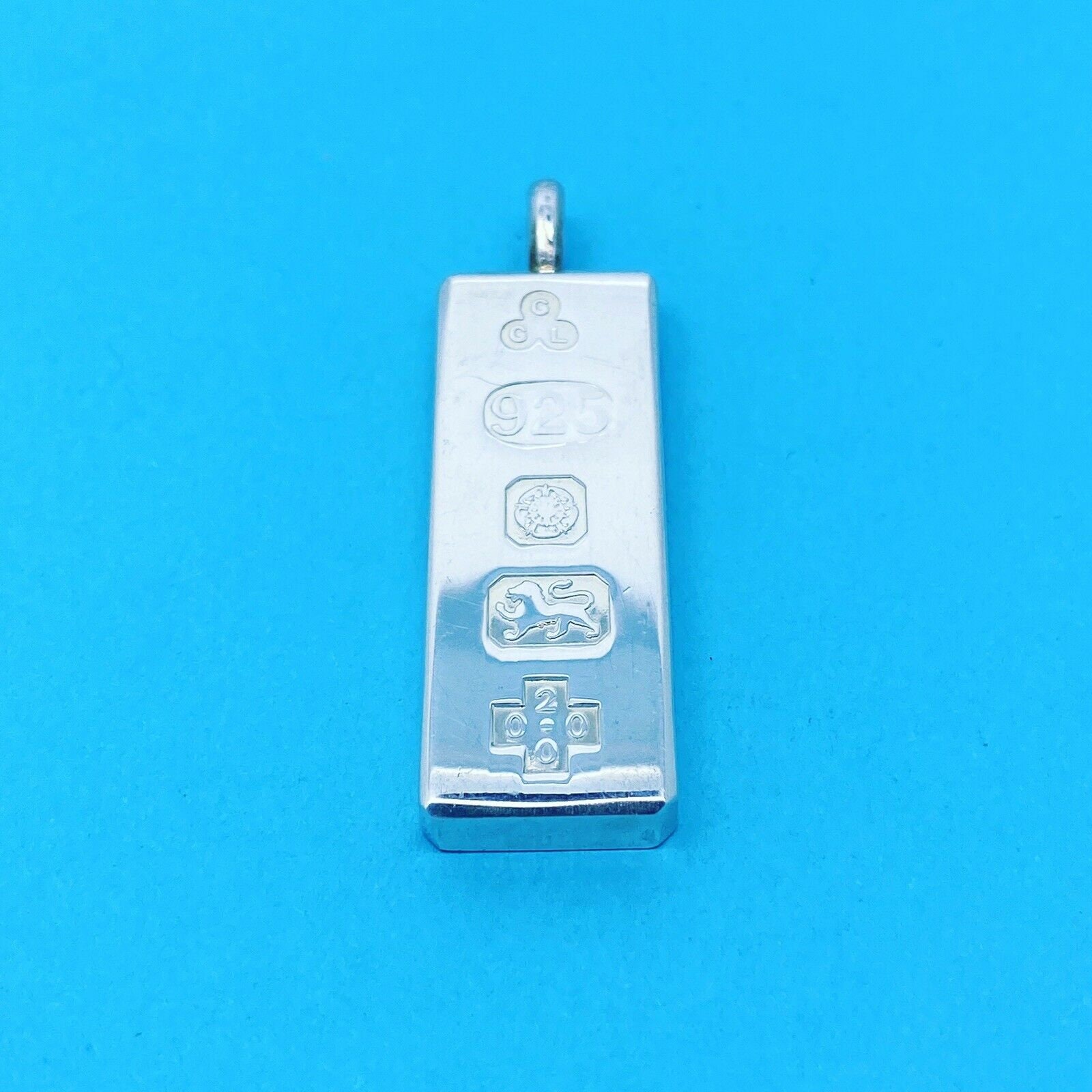 Silver Ingot Pendant - Etsy Silver Ingot Pendant - Etsy