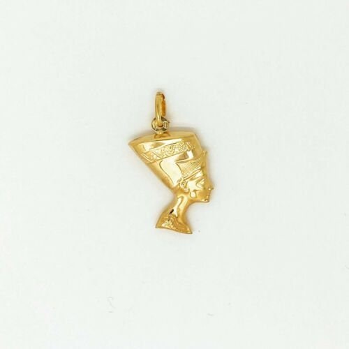 純金、イエローゴールド、ネフェルティティ女王、古代エジプト 18Kゴールド ネフェルティティネックレス、ネフェルティティ、エジプト