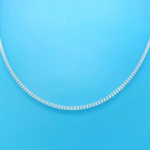 Genuine 925 Sterling Silver 2mm Wide Curb Connell Chain (BBC&#39;s Normal People)