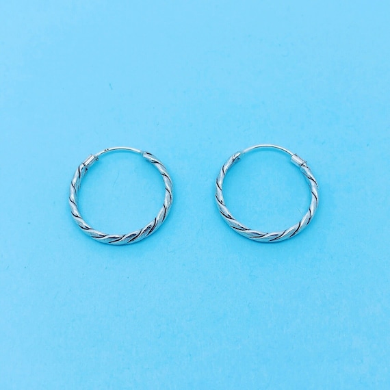 Orecchini a cerchio, placcati in argento, 60 mm x 20 pezzi