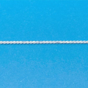 Genuine 925 Sterling Silver 10 inch Serpentine / S chain Ankle/Anklet Chain