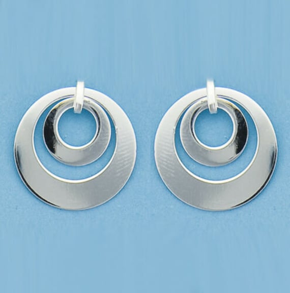 Orecchini Cerchio 20 Mm In Argento 925 - Foto 10