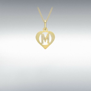 Collier Et Pendentif "Espoir, Charité, Foi" En Or Jaune 9 Carats - Longueur 41 à 51 Cm - Neuf Avec étiquettes