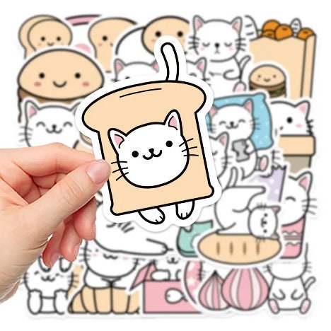 Sibirische Katze - Sticker, Aufkleber, Katzenaufkleber, Cat