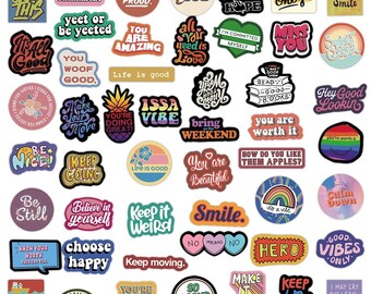 Spread Kindness Sticker Inspirational Stickers - Laptop Stickers - 2.5  Vinyl Decal - Laptop, Phone, Tablet Vinyl Decal Sticker S183131