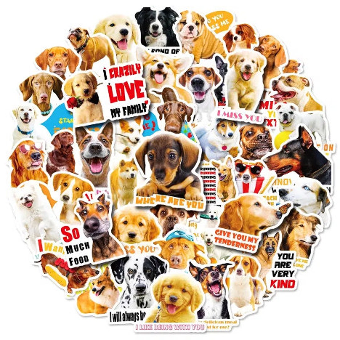 Dog Sticker Bundle Dog Sticker Bundle Stickers With Dogs Etsy