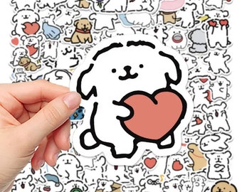 Puppy Sticker Bundle | Puppies | Stickers with Puppies | Stickers For Kids | Sticker Gifts | White Puppy Stickers | Pet owner Gifts