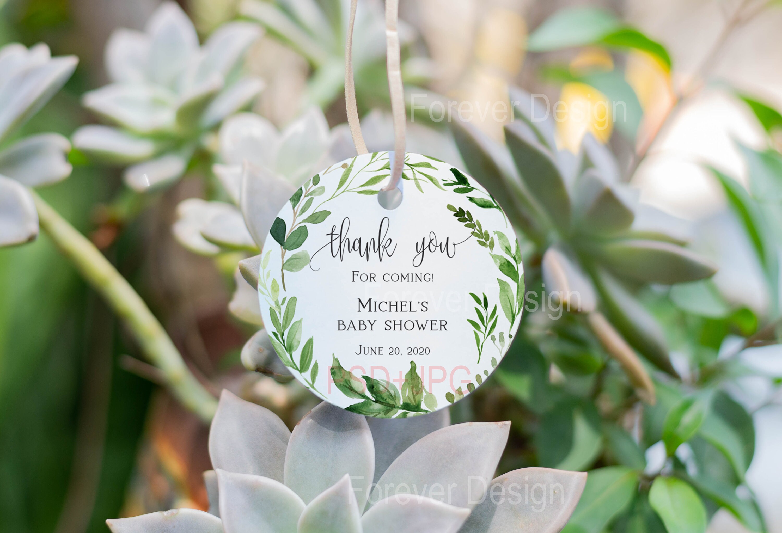 Download Tag Mockup Favor Tag mockup Wedding Tag Mockup Succulent | Etsy