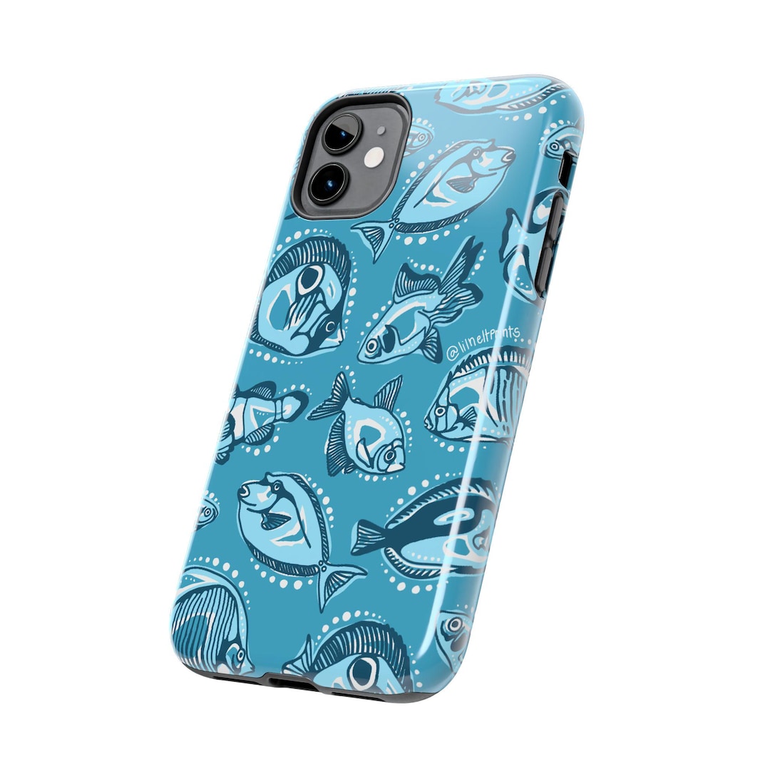 Blue Fish Case - Etsy