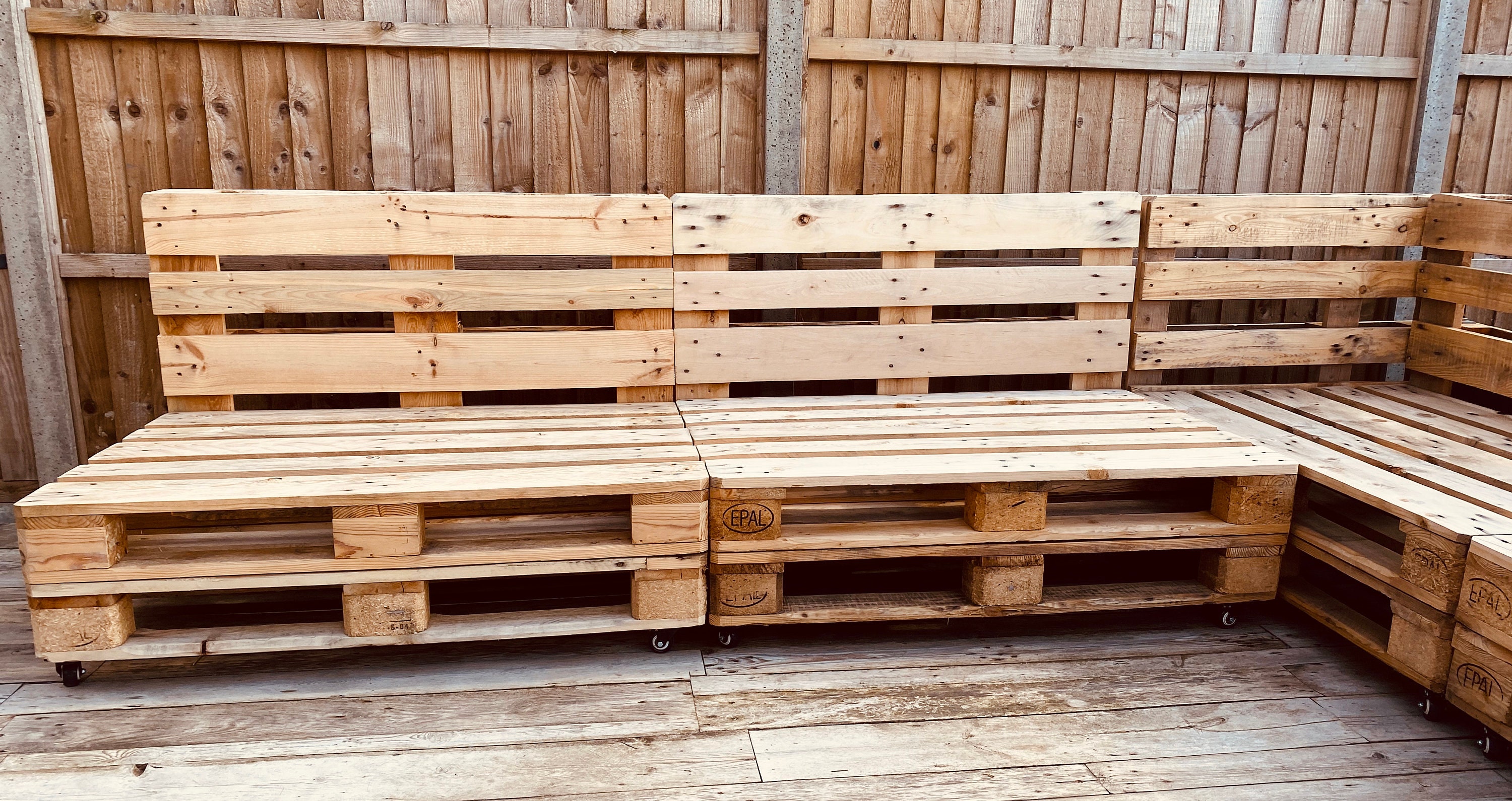 Euro Pallet Garden Furniture Etsy