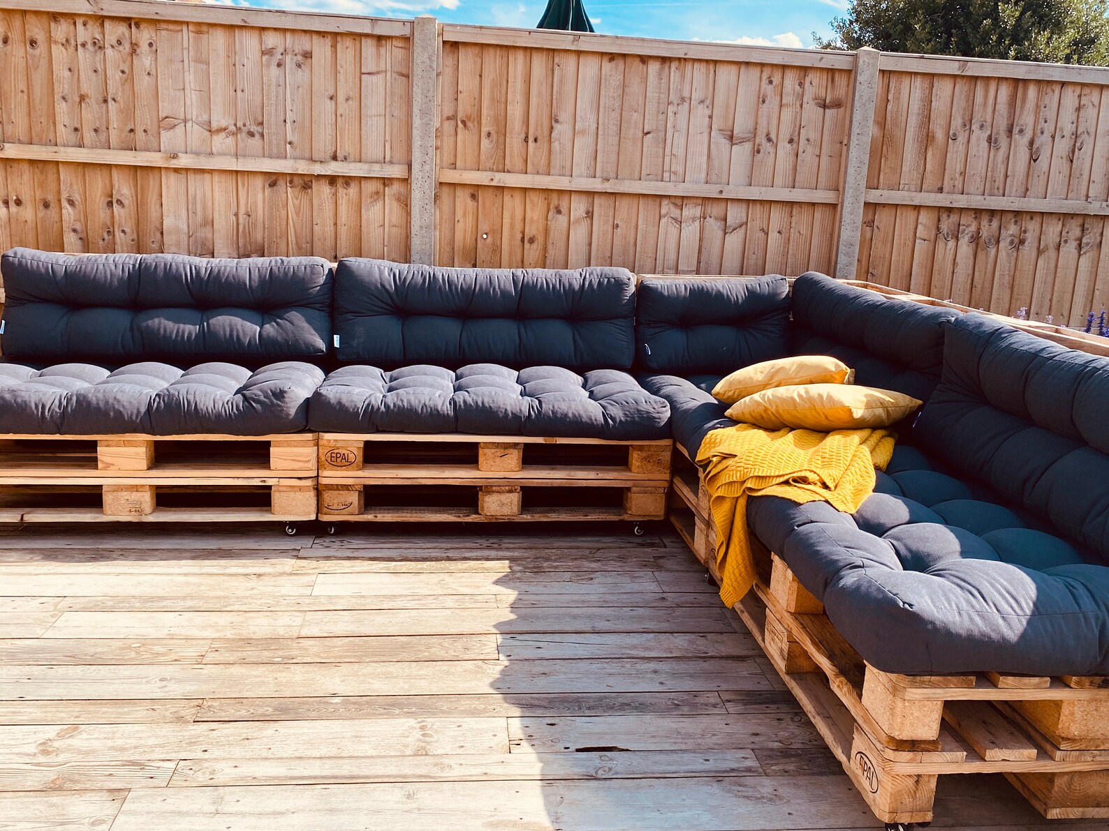 Euro Pallet Garden Furniture Etsy