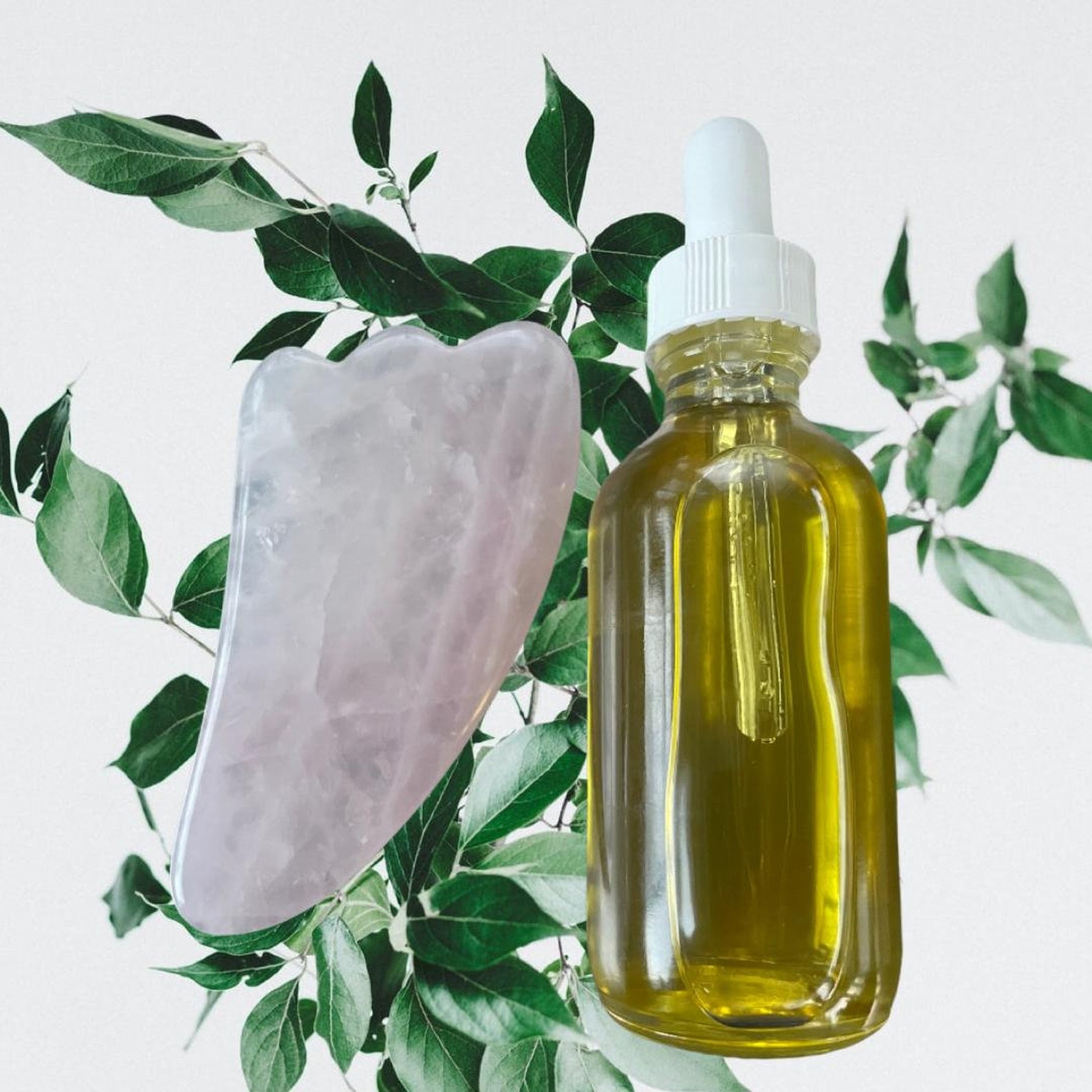 Wholesale Gua Sha Face and Body Oil Gift Set Etsy