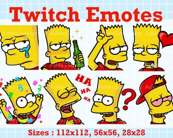 Twitch Emotes - Bart Simpson