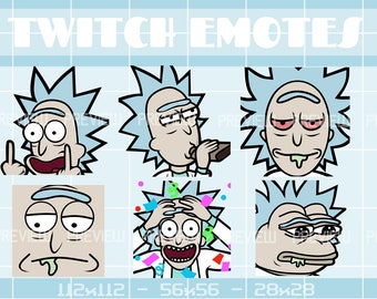 Twitch  Emotes - Rick