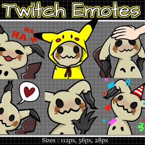 Twitch Emotes - Mimikyu