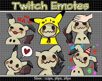 Twitch Emotes - Mimikyu