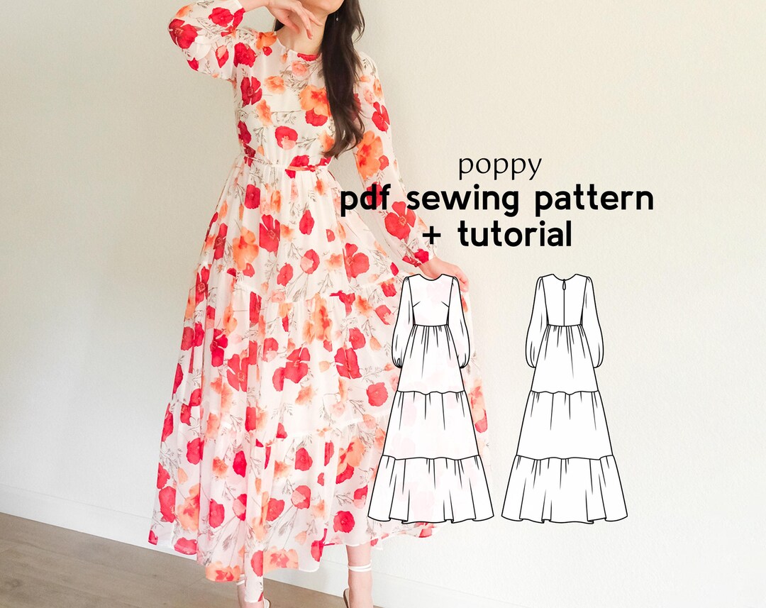 ワンピース POPPY DOT ORGANGY TIERED DRESS 2 Dot organgy tiered dress