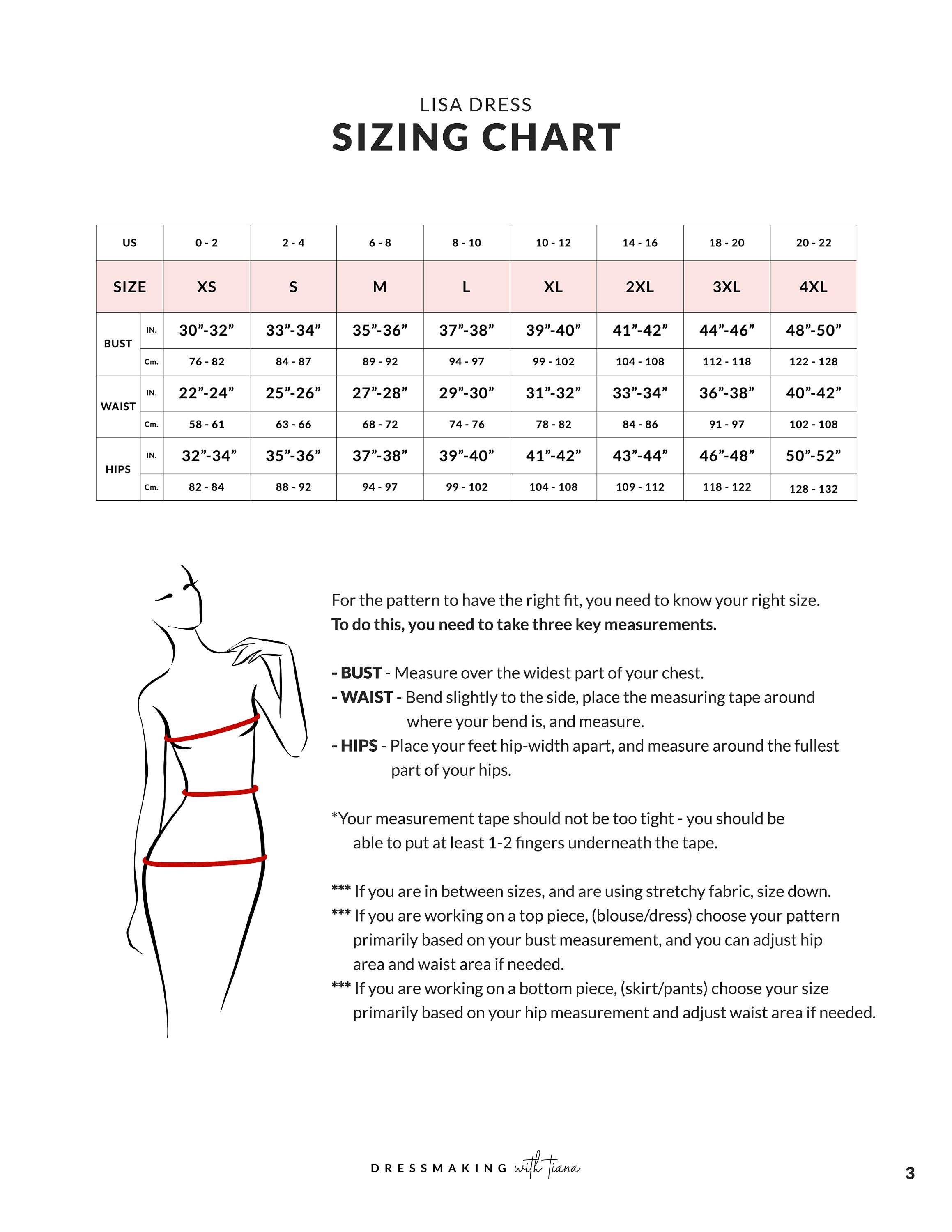 Lisa Knit Dress Digital Sewing Pattern PDF Sewing Pattern US - Etsy ...