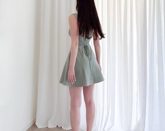 Allie Lace-up Back Dress Sewing Pattern (PDF Digital Download): US Sizes  2-20 - Etsy Israel