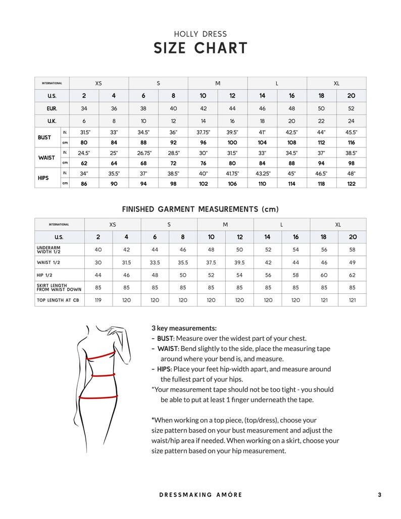 PDF-sömnadsmönster för klänning med bara axlar: Asymmetrisk stickad klänning (amerikanska storlekar 2-20) bild 5