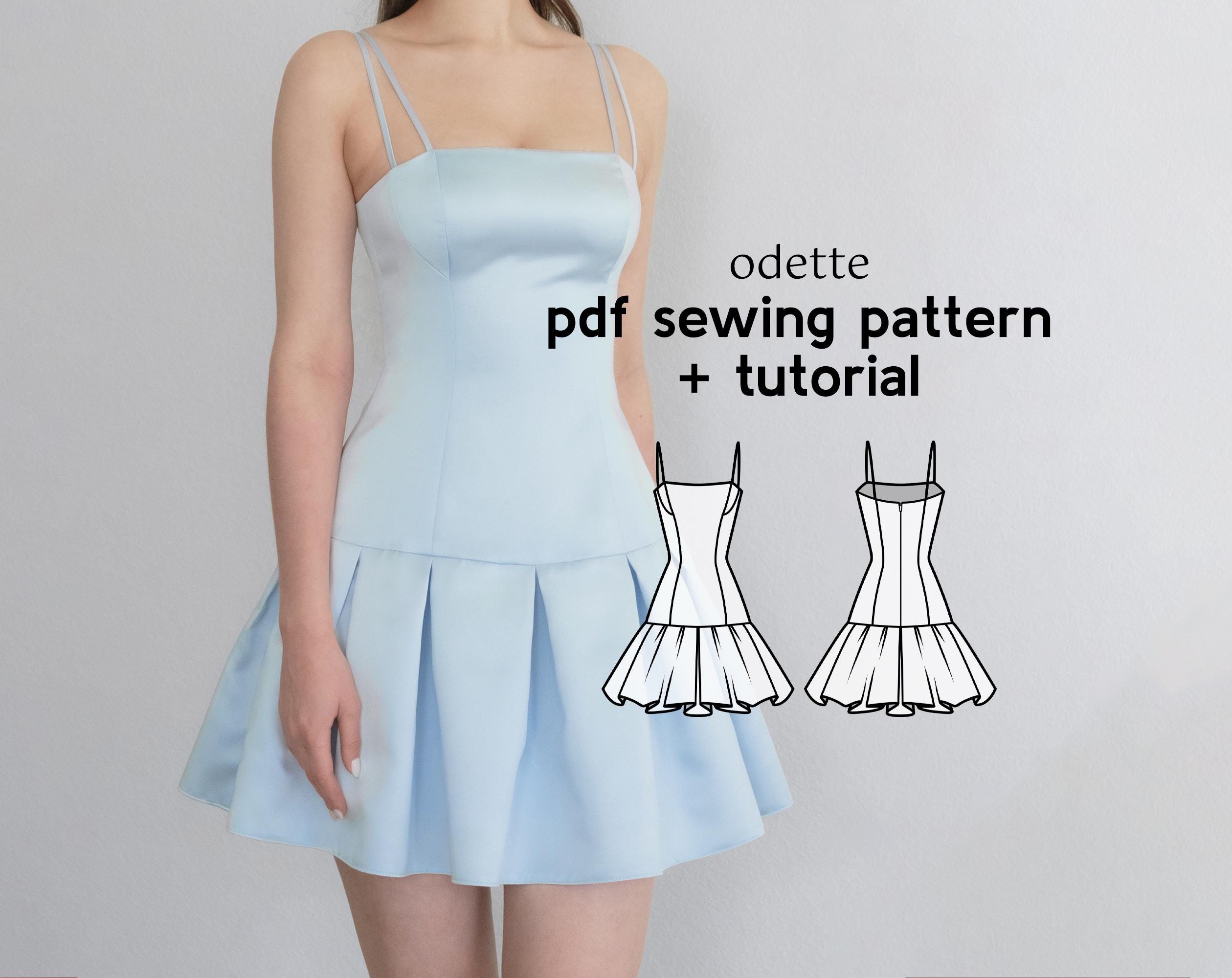 Drop Waist Pleated Dress - Etsy