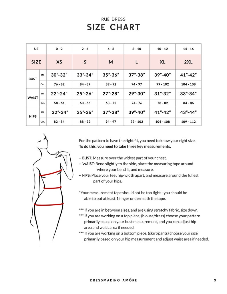Summer Dress PDF Sewing Pattern /rue XS-4XL Open Back Loose - Etsy