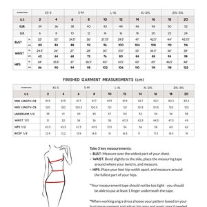 RUBY Fitted Long Sleeved Dress Digital Sewing Pattern US 2-20 PDF ...