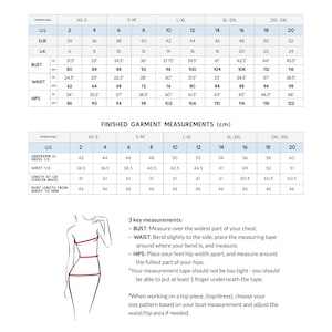 ODETTE Drop-waist Dress Dress Digital Sewing Pattern 2-20 PDF Sewing ...