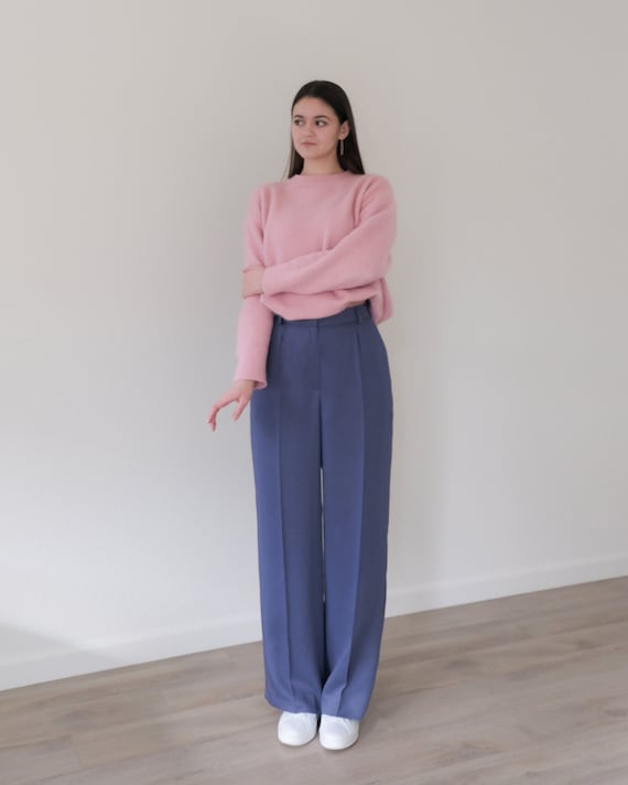 PDF Sewing Pattern of Straight Leg High Waisted Pants, Darcy