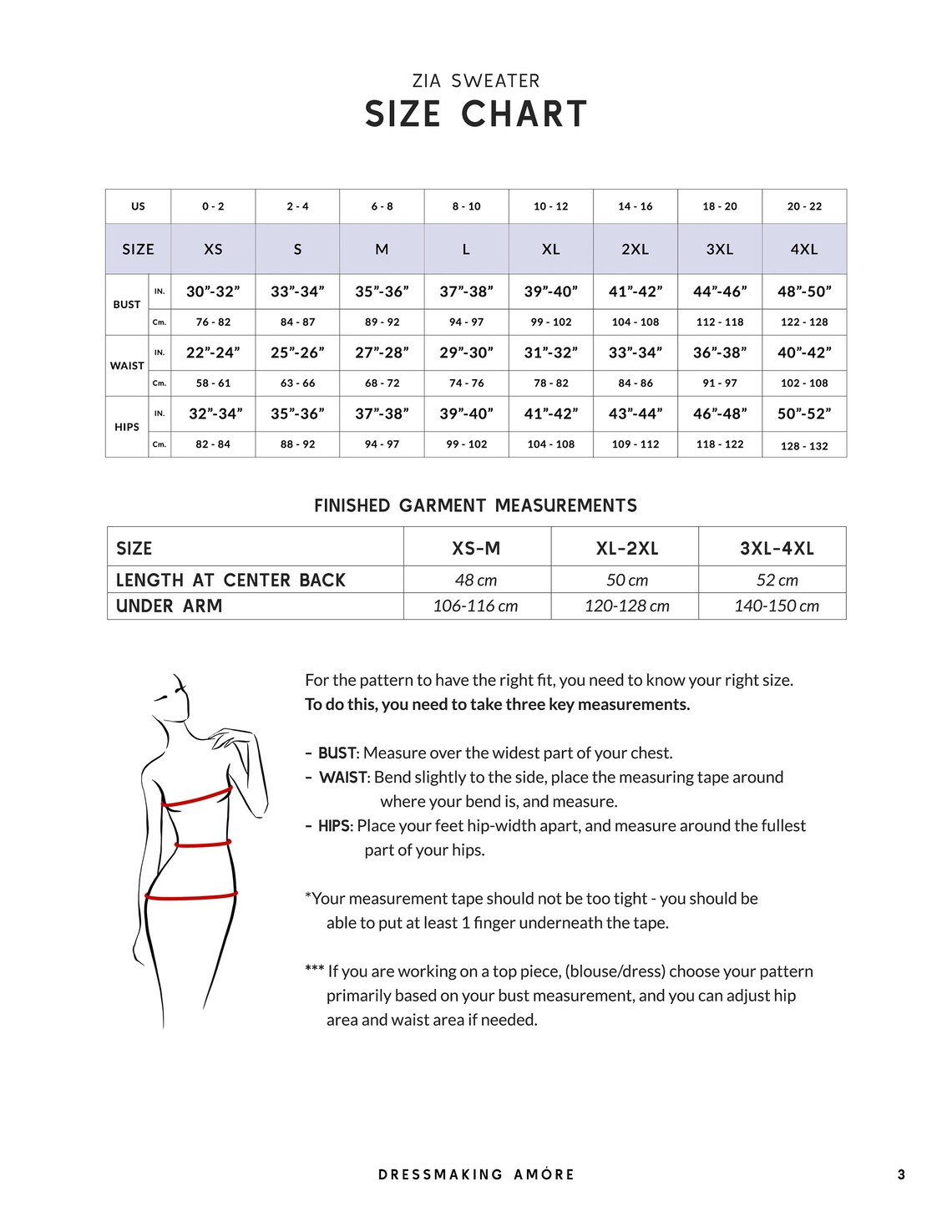 ZIA Zip Sweater Digital Sewing Pattern XS-4XL PDF Sewing - Etsy