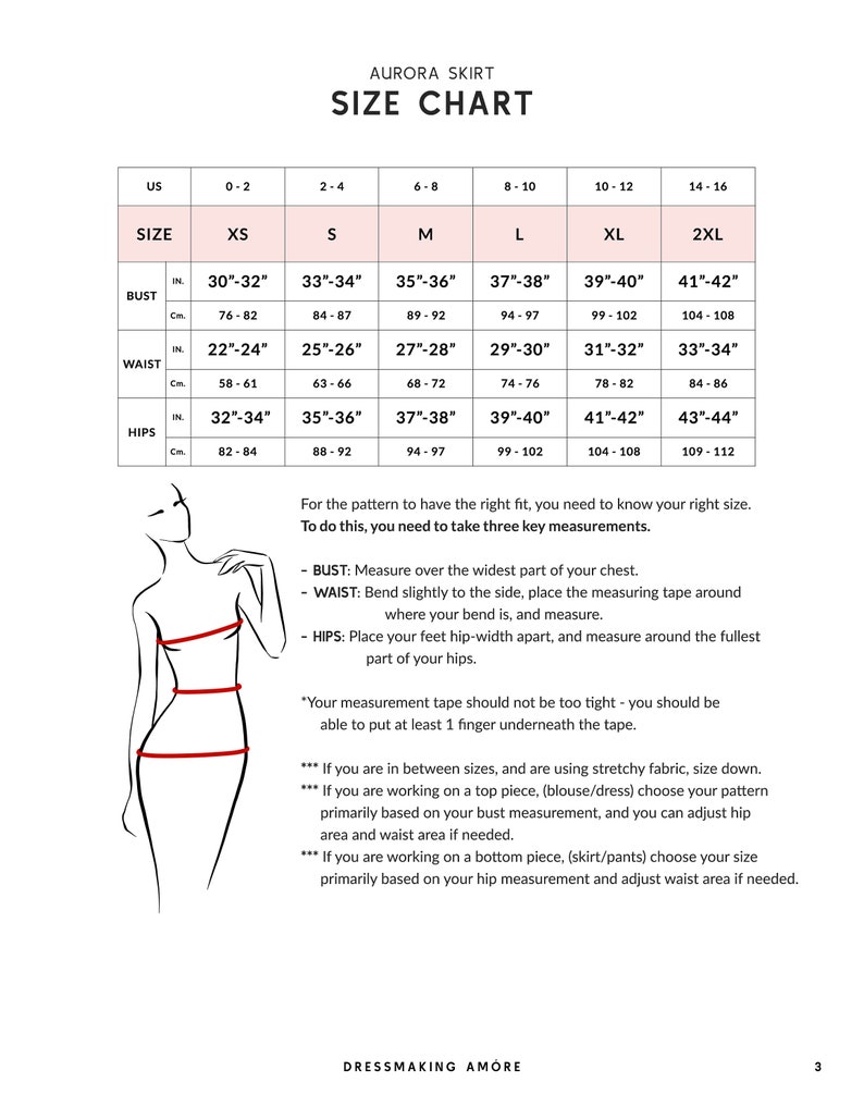 AURORA Bias Midi Skirt Pattern Silk Skirt Digital Sewing - Etsy