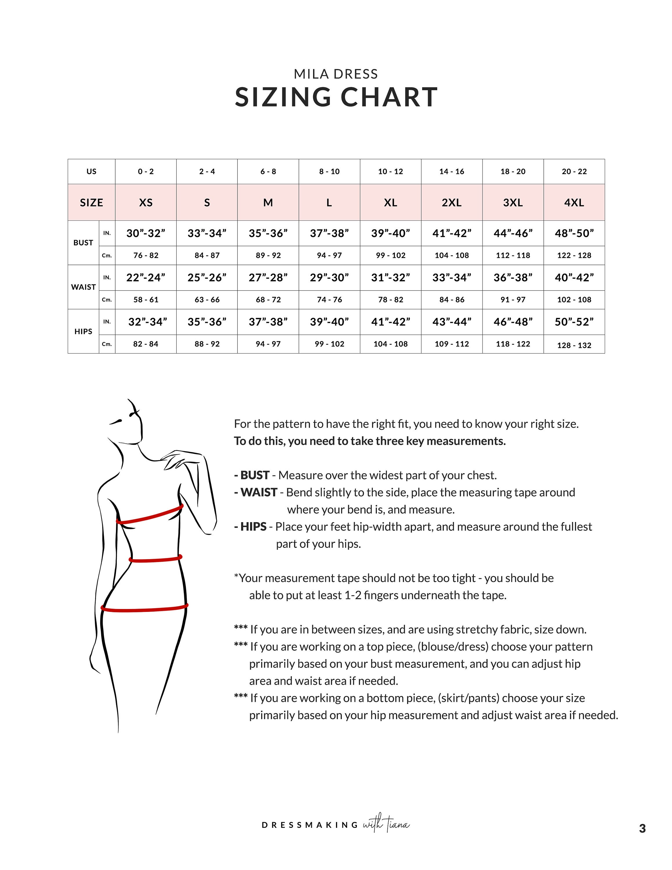 MILA Maxi Boho Dress Digital Sewing Pattern XS-4XL PDF Sewing - Etsy